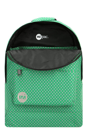 Mi Pac Backpack Microdot Leaf Green