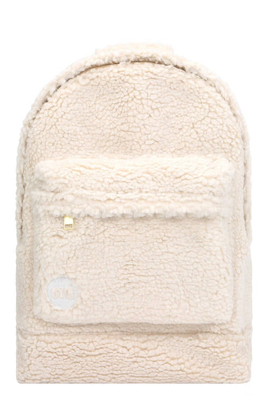 Mi Pac Gold Shearling Backpack Natural