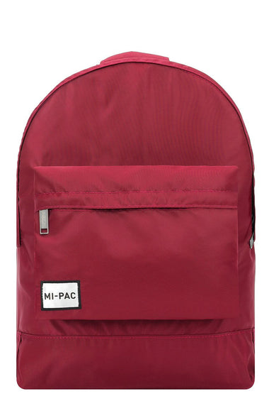 Mi Pac Nylon Backpack Burgundy