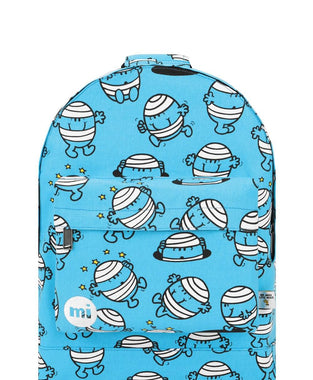 Mi Pac X Mr Men Backpack Mr Bump Blue