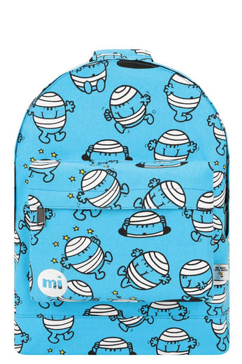 Mi Pac X Mr Men Backpack Mr Bump Blue