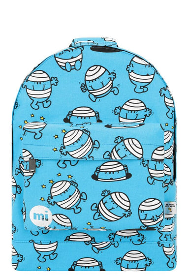 Mi Pac X Mr Men Backpack Mr Bump Blue