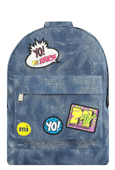 Mi Pac X Mtv Backpack Acid Wash